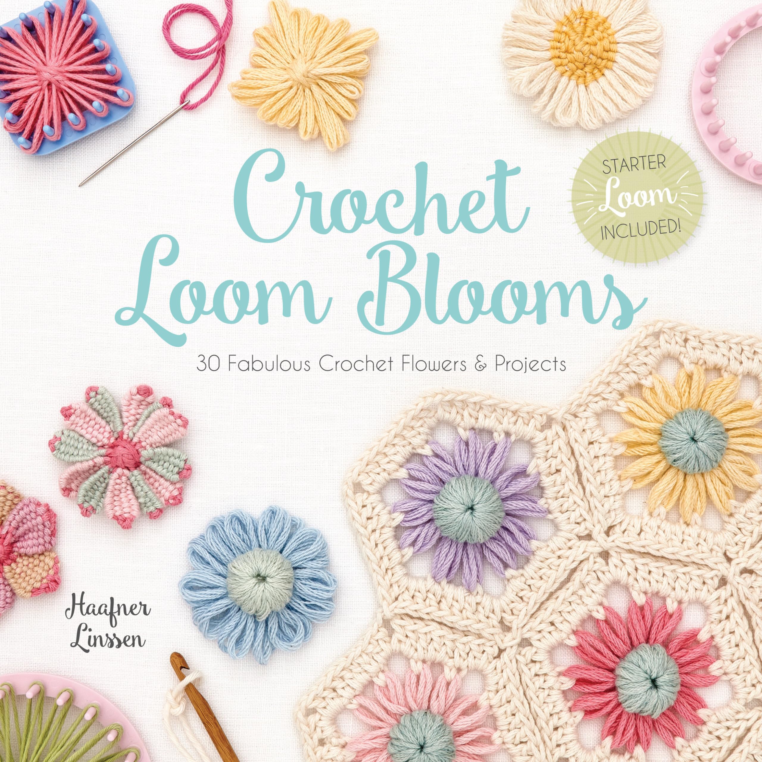 Cover of Crochet Loom Blooms: 30 Fabulous Crochet Flowers & Projects