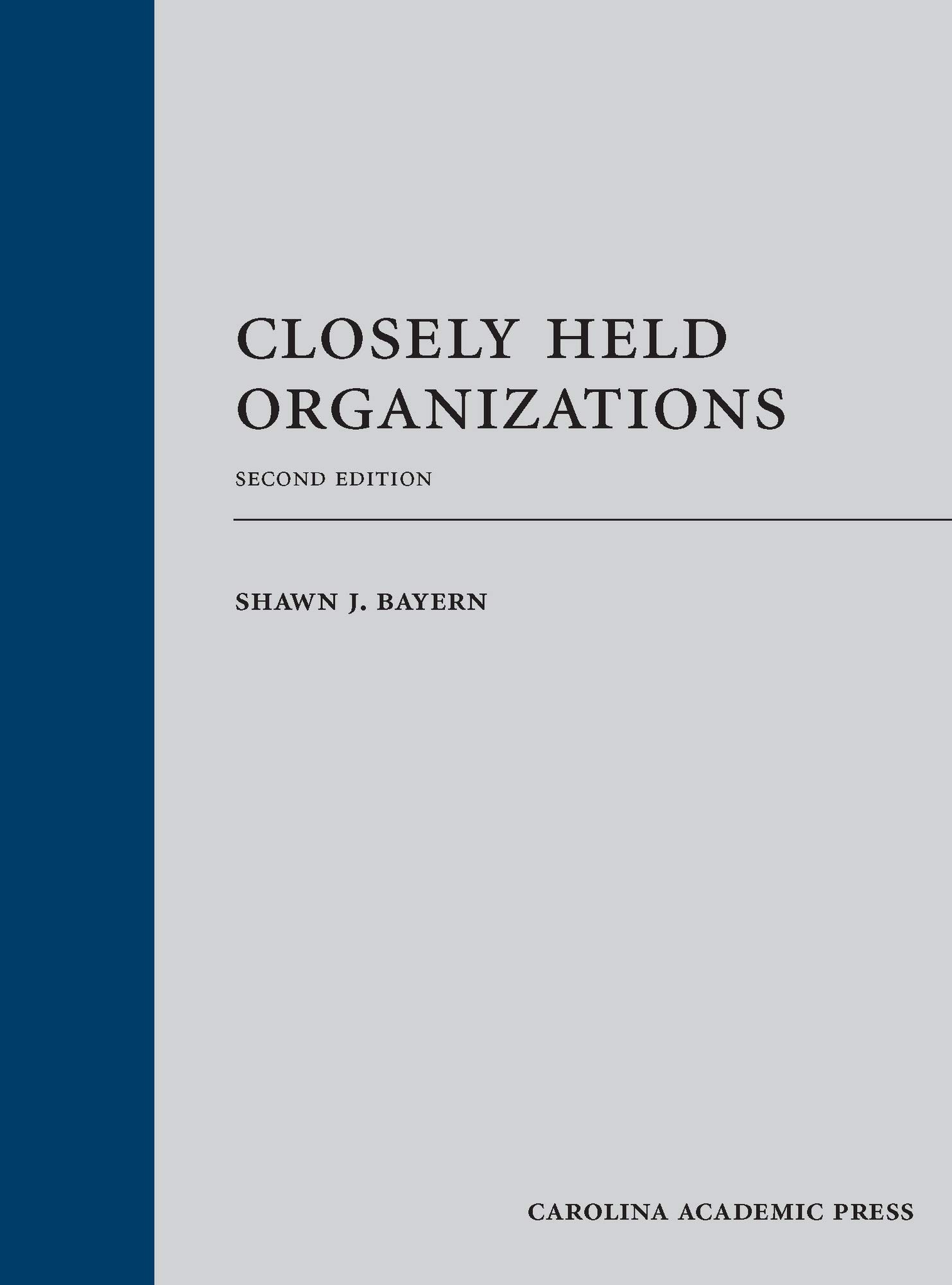 Cover of Closely Held Organizations