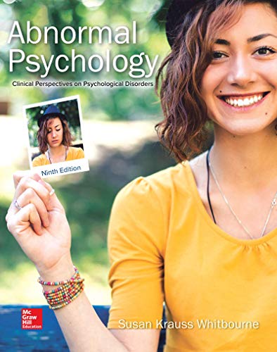 Cover of Abnormal Psychology: Clinical Perspectives on Psychological Disorders