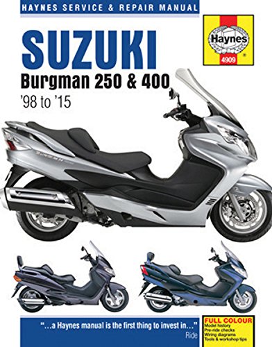 Cover of Suzuki Burgman 250 & 400 '98 to '15