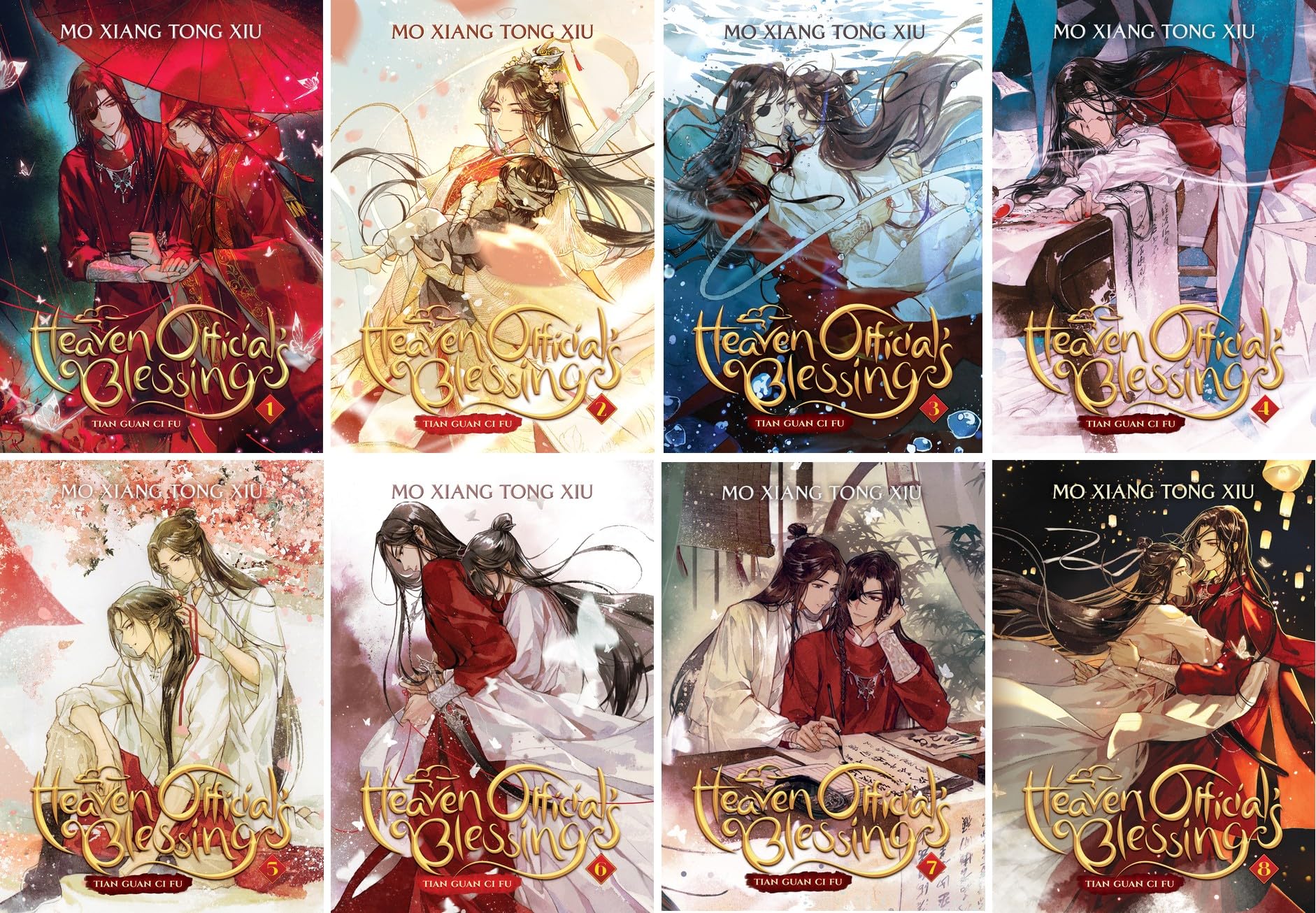 Cover of Heaven Official's Blessing: Tian Guan CI Fu (Novel) Collection (8 Paperback Books) - Vol. 1-8