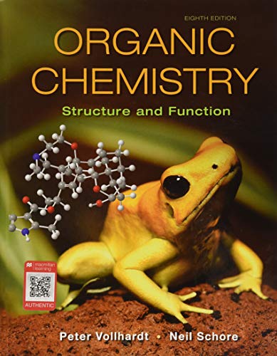 Cover of Organic Chemistry & SaplingPlus for Organic Chemistry (Twelve Month Access) 8E: Structure and Function