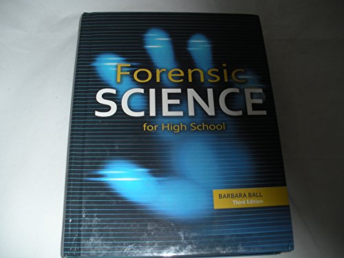 Cover of Forensic Science for High School SE text + 6 Year Online License