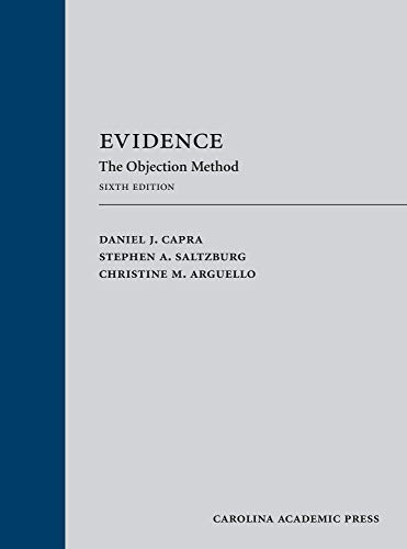 Cover of Evidence: The Objection Method, Sixth Edition