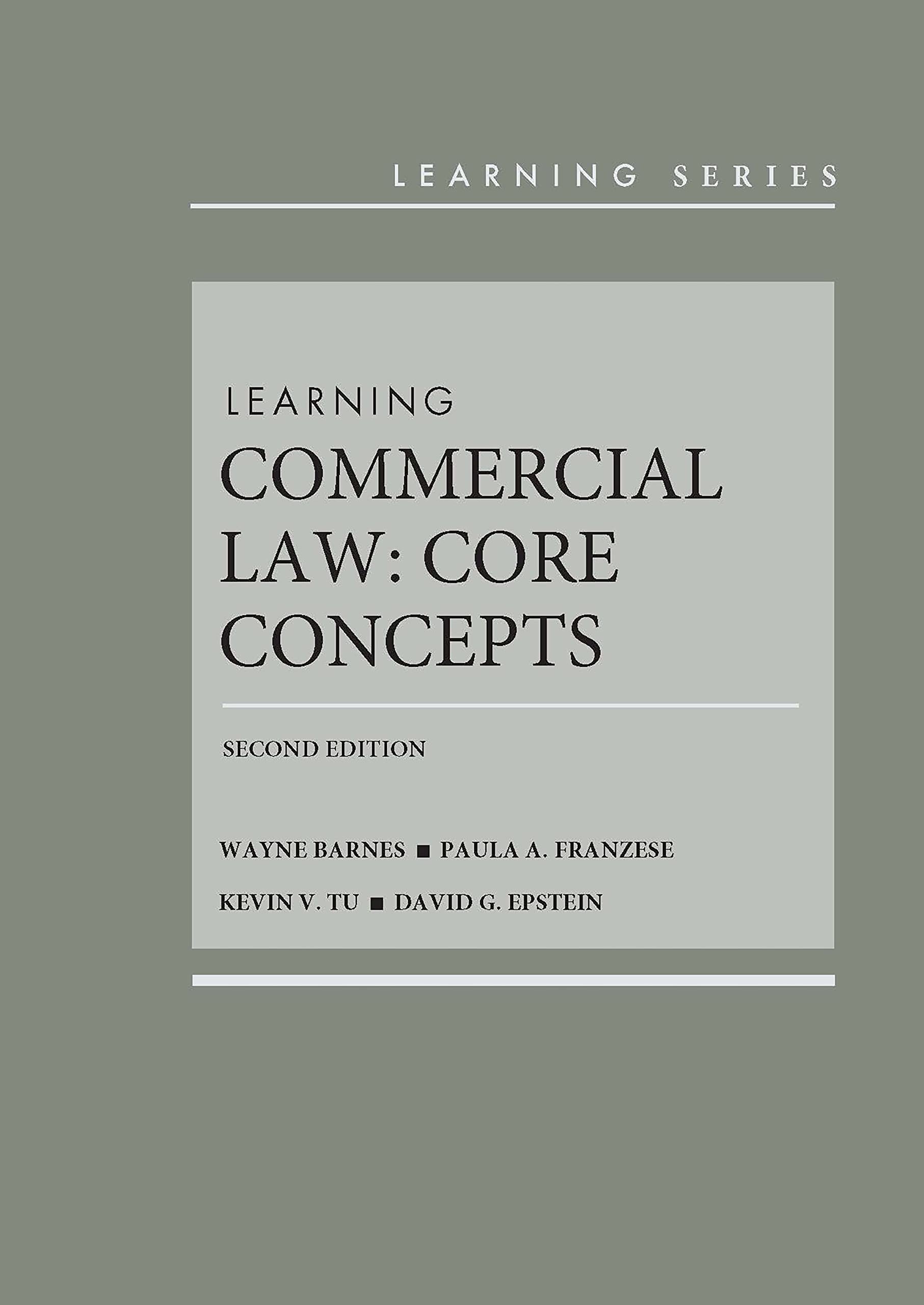 Cover of Learning Commercial Law: Core Concepts (Learning Series)