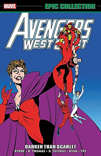 Cover of Avengers West Coast Epic Collection: Darker Than Scarlet