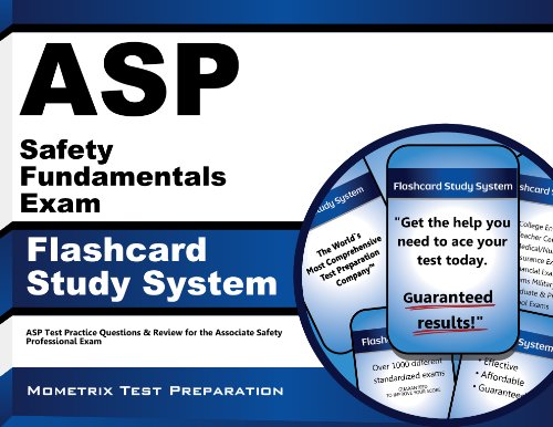 Cover of ASP Safety Fundamentals Exam Flashcard Study System: ASP Test Practice Questions & Review for the Associate Safety Professional Exam (Cards)
