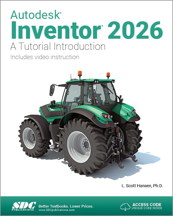 Cover of Autodesk Inventor 2026: A Tutorial Introduction