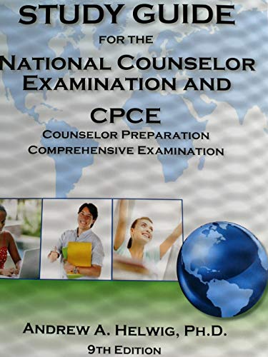 Cover of Study Guide for the National Counselor Exam and CPCE
