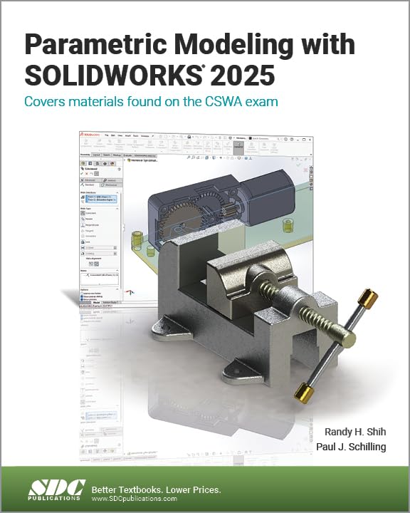 Cover of Parametric Modeling with SOLIDWORKS 2025