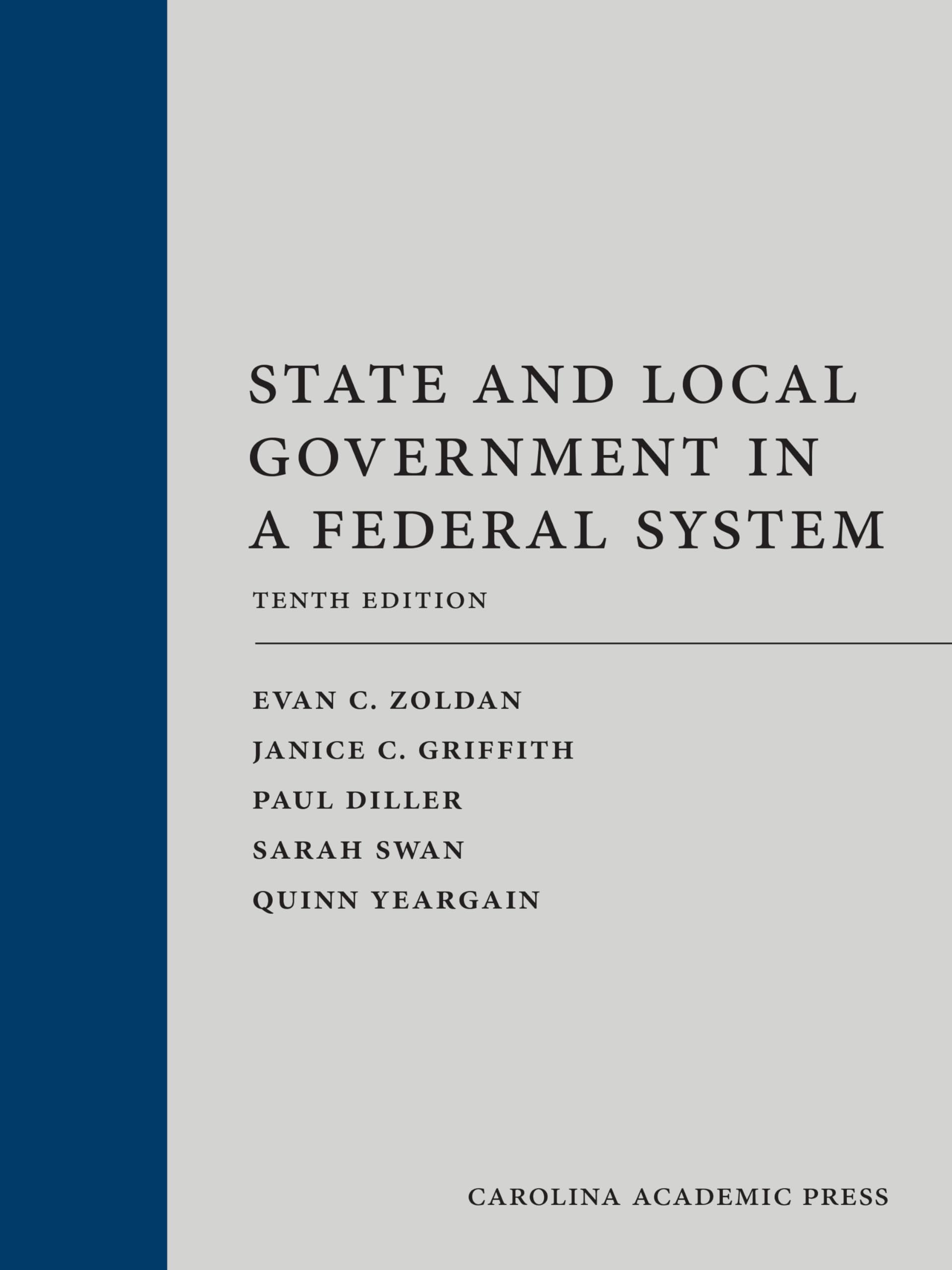 Cover of State and Local Government in a Federal System