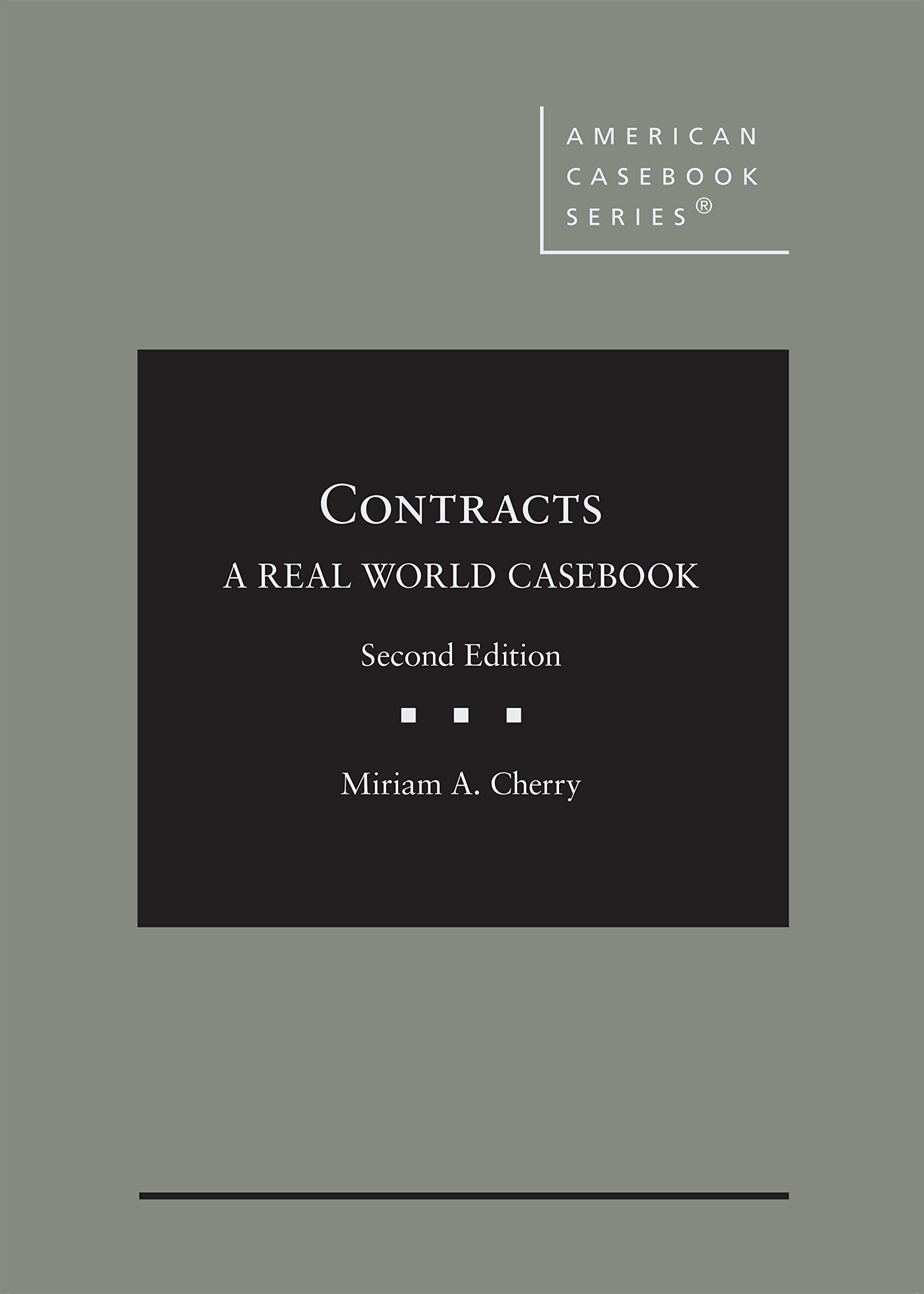 Cover of Contracts: A Real World Casebook (American Casebook Series)