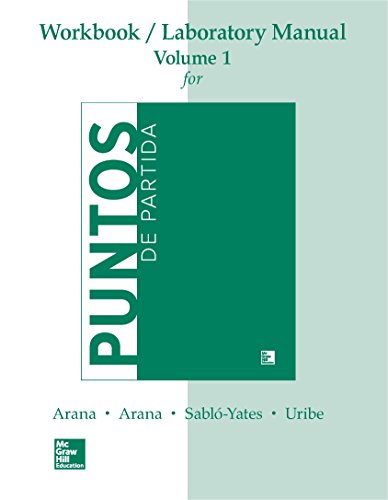 Cover of WORKBOOK /LAB MANUAL VI FOR PUNTOS DE PARTIDA: AN INVITATION TO SPANISH
