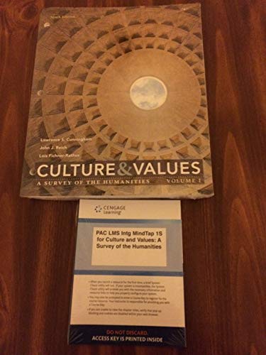 Cover of Culture and Values: A Survey of the Humanities, Volume I, Loose-Leaf Version
