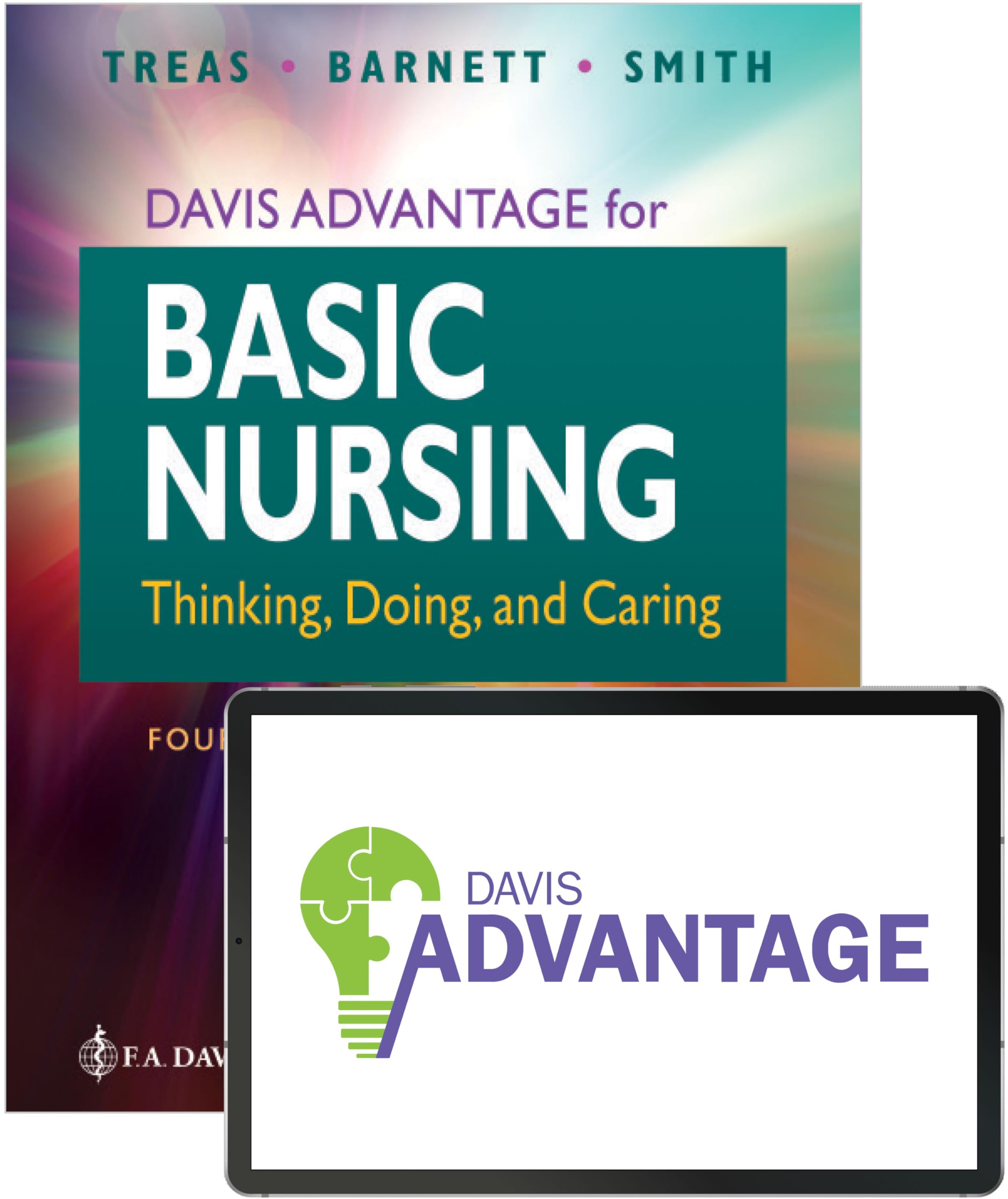 Cover of Davis Advantage Basic Nursing: Thinking, Doing, and Caring