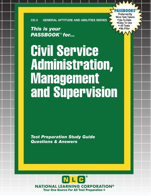 Cover of Civil Service Administration, Management & Supervision