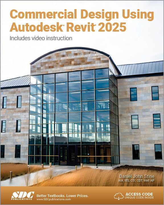 Cover of Commercial Design Using Autodesk Revit 2025
