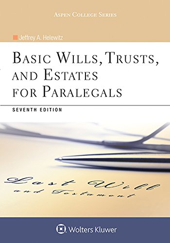 Cover of Basic Wills, Trusts, and Estates for Paralegals (Aspen College)