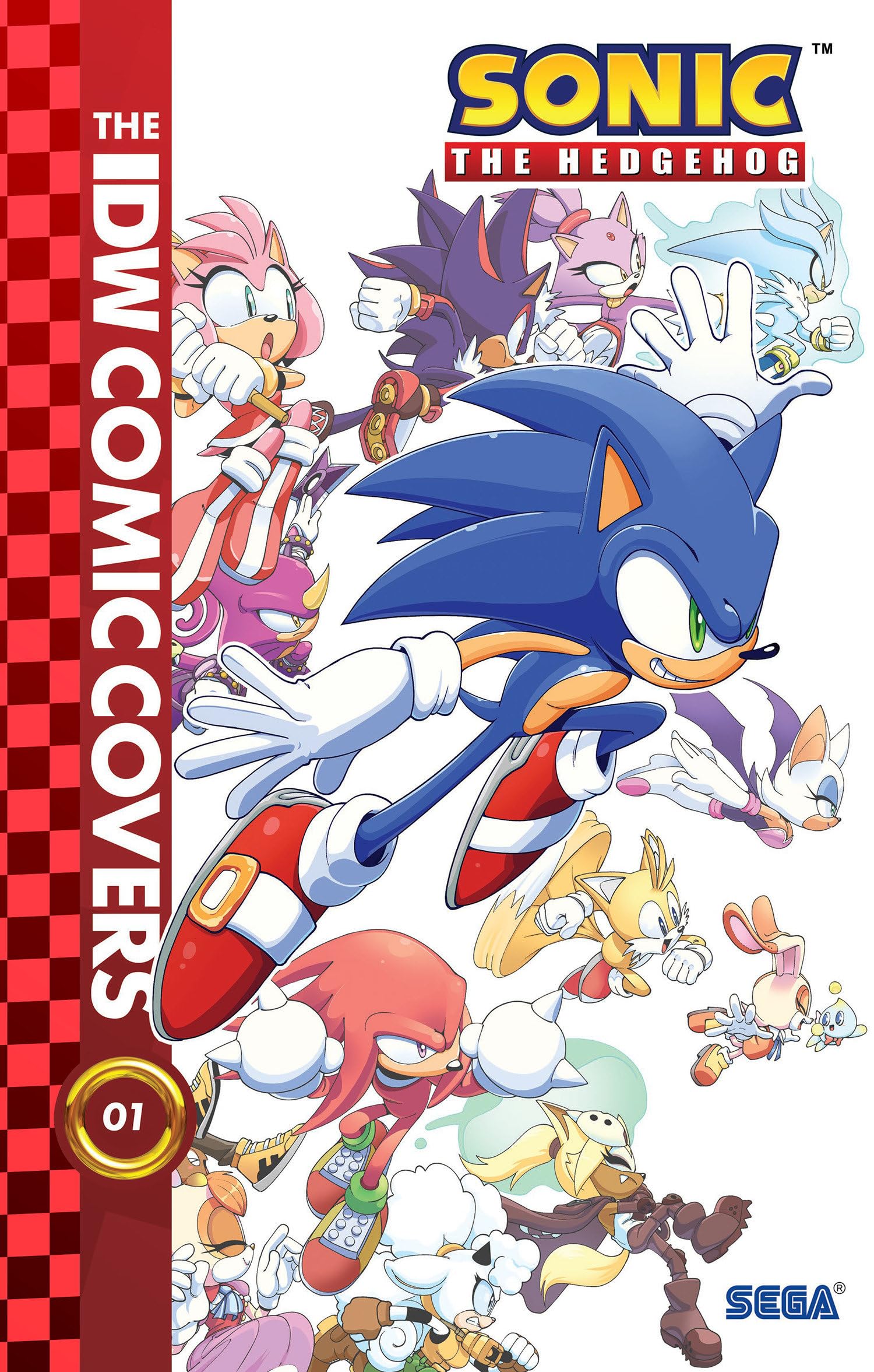 Cover of Sonic the Hedgehog: the IDW Comic Covers, Vol. 1