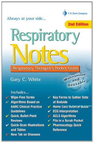 Cover of Respiratory Notes: Respiratory Therapist's Pocket Guide