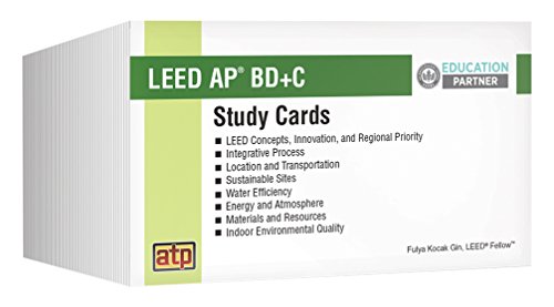 Cover of LEED AP®BD+C Exam Preparation Guide Study Cards