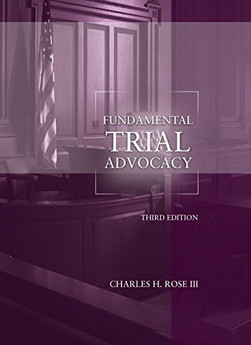 Cover of Fundamental Trial Advocacy, 3rd Edition (American Casebook Series)