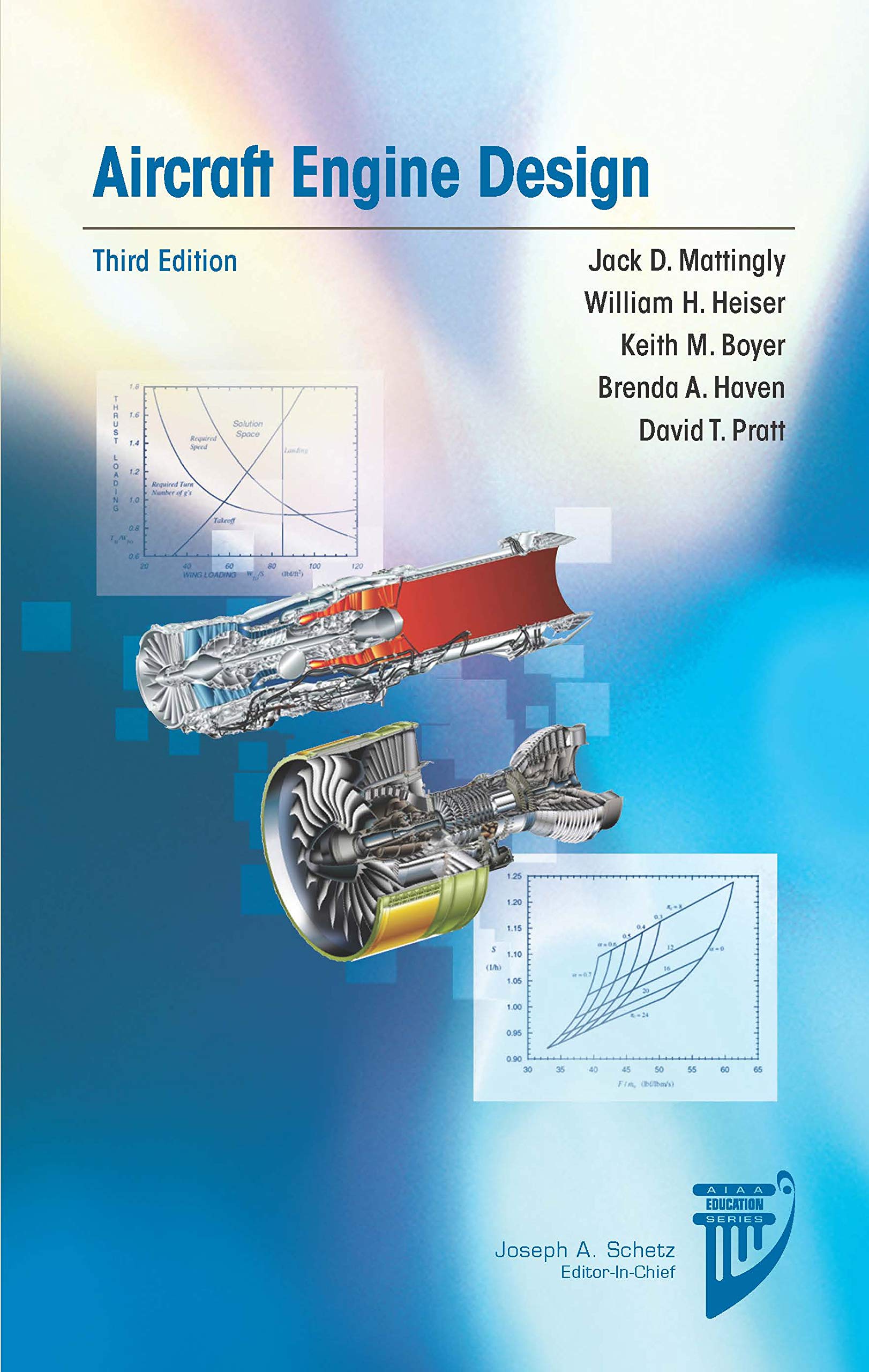 Cover of Aircraft Engine Design (AIAA Education Series)