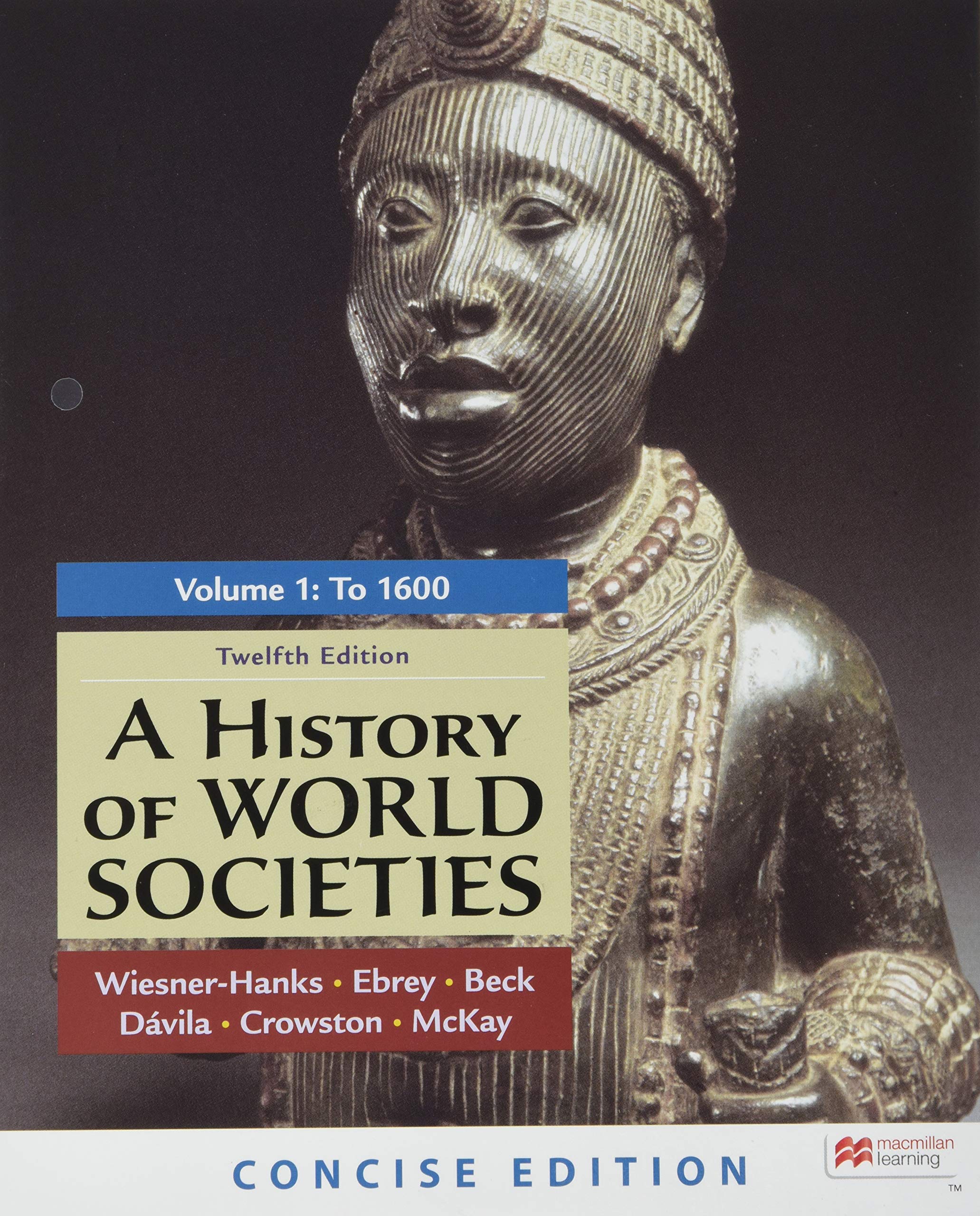Cover of A History of World Societies, Concise Edition, Volume 1