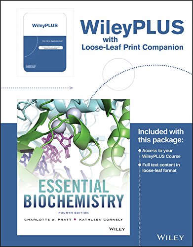 Cover of Essential Biochemistry, 4th Edition WileyPLUS Registration Card + Loose-leaf Print Companion