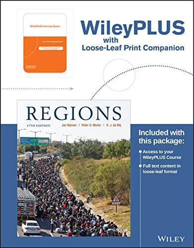 Cover of Geography: Realms, Regions, and Concepts, 17th Edition WileyPLUS Learning Space Registration Card + Loose-leaf Print Companion