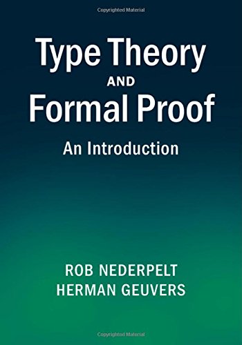 Cover of Type Theory and Formal Proof: An Introduction