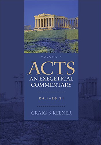 Cover of Acts: An Exegetical Commentary: 24:1-28:31