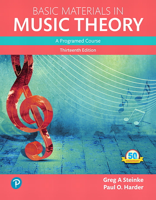 Cover of Basic Materials in Music Theory: A Programed Approach