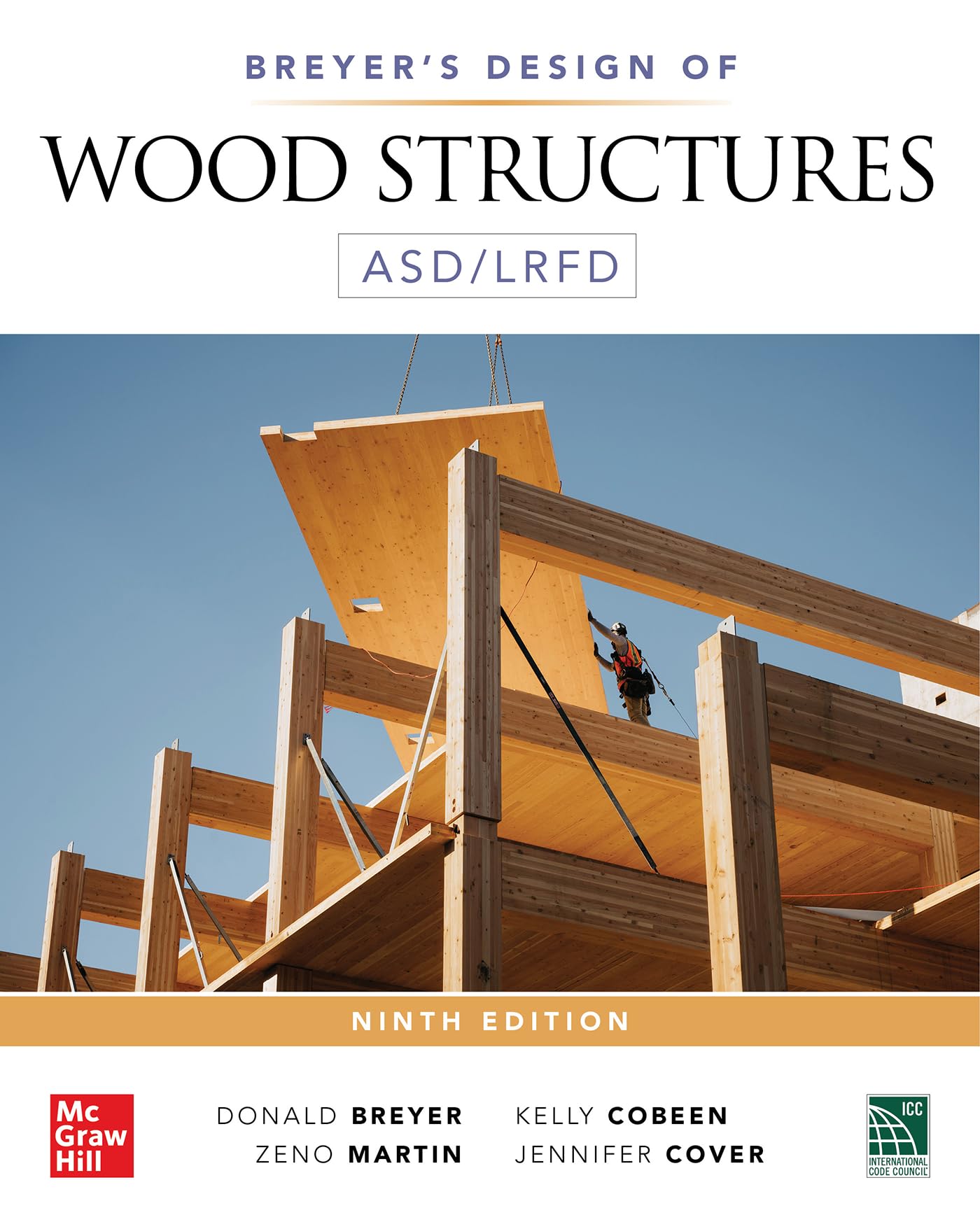 Cover of Breyer's Design of Wood Structures ASD/LRFD, Ninth Edition