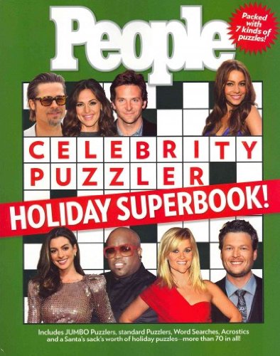 Cover of The People Celebrity Puzzler Holiday Superbook!