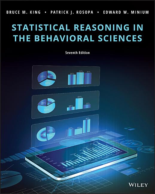 Cover of Statistical Reasoning in the Behavioral Sciences