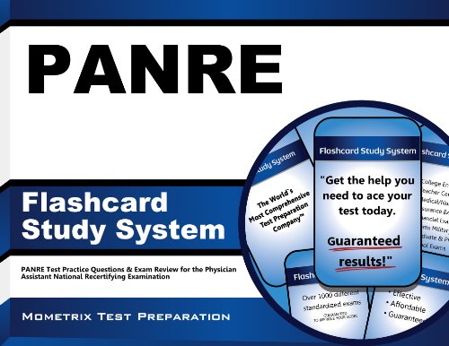 Cover of PANRE Flashcard Study System: PANRE Test Practice Questions & Exam Review for the Physician Assistant National Recertifying Examination (Cards)