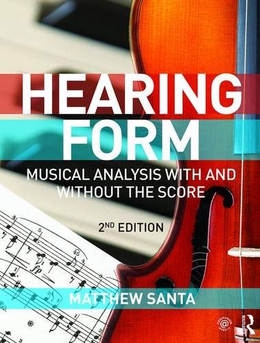 Cover of Hearing Form - Textbook Only: Musical Analysis With and Without the Score