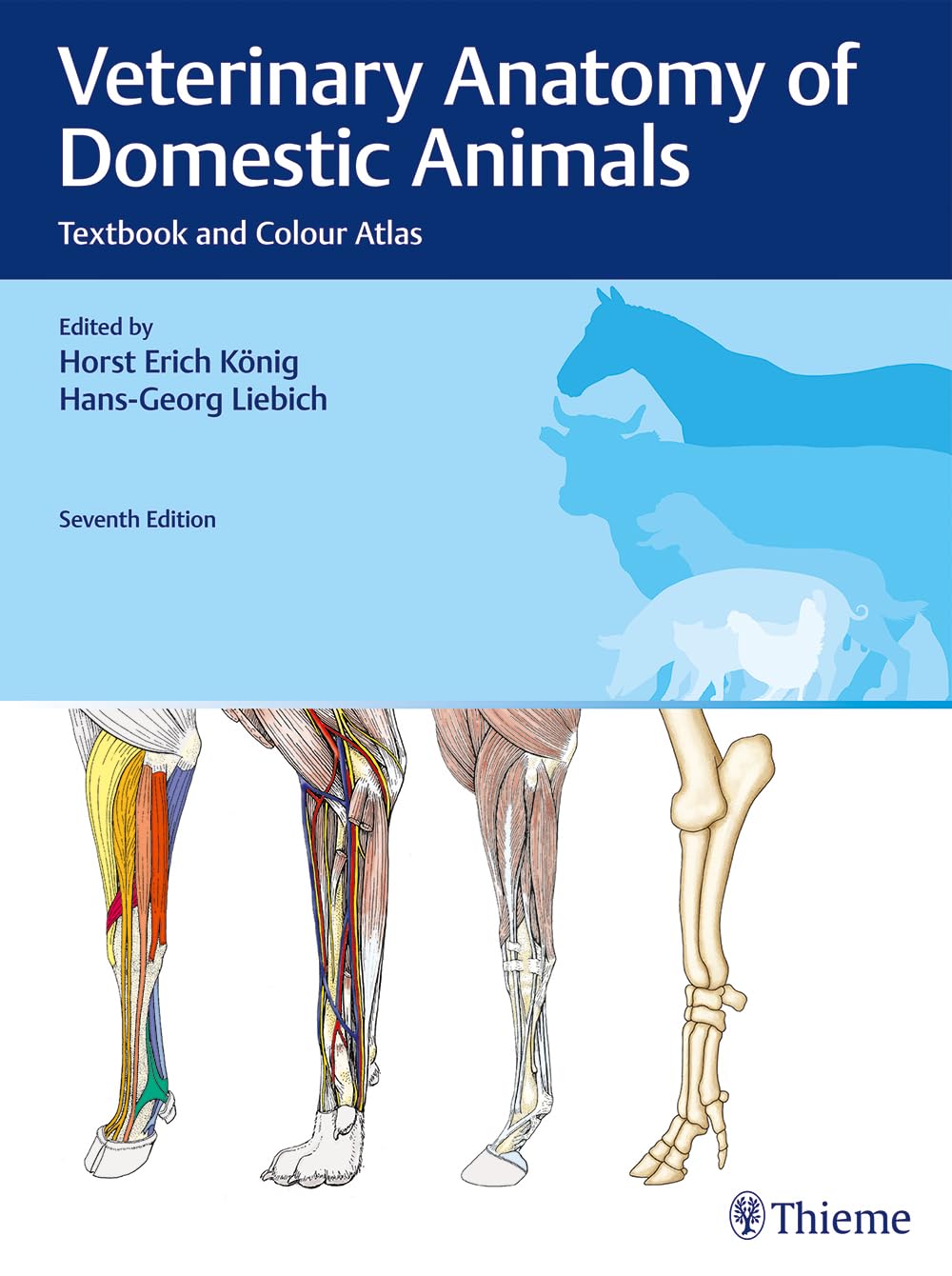 Cover of Veterinary Anatomy of Domestic Animals: Textbook and Colour Atlas