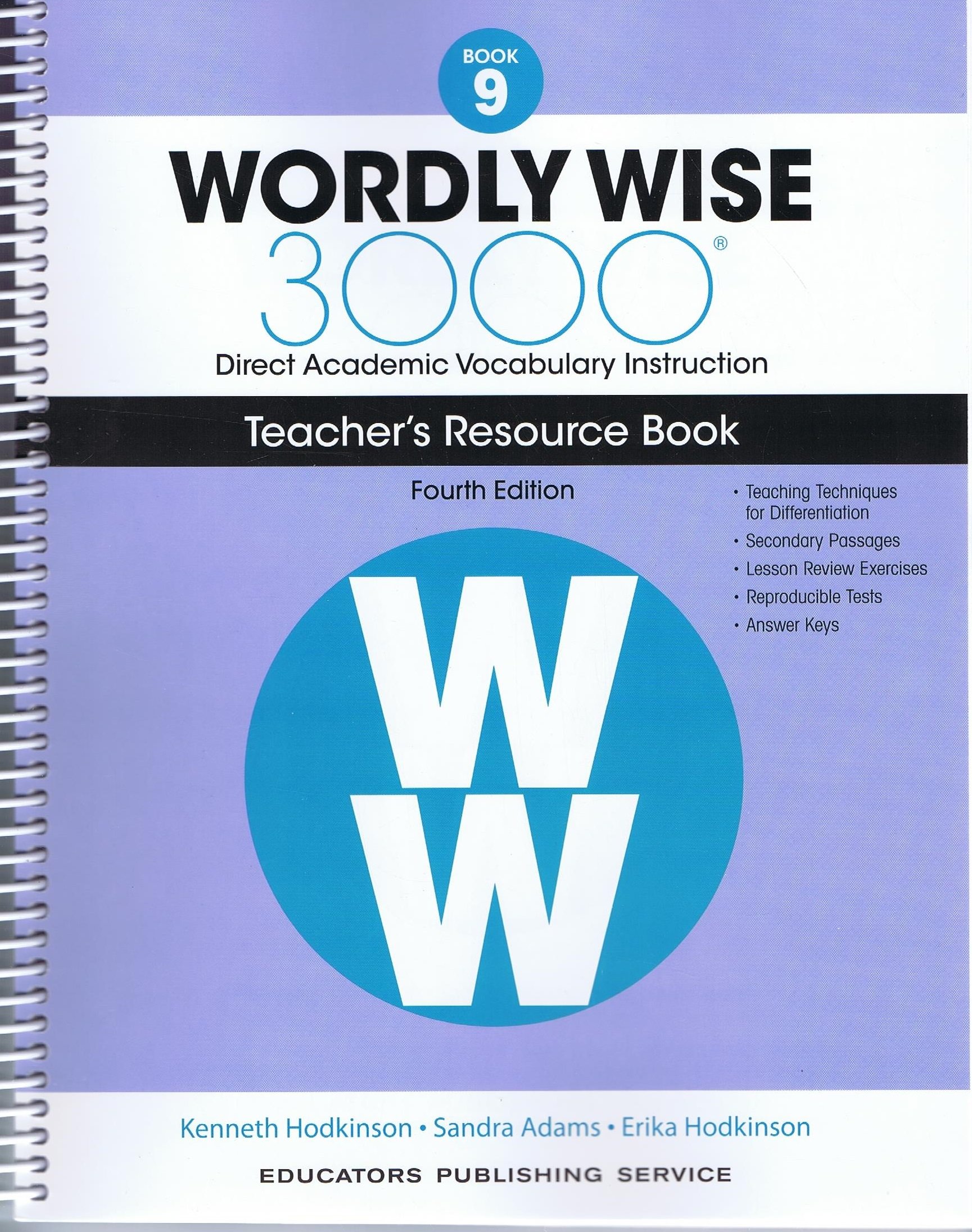 Cover of Wordly Wise, Book 9: 3000 Direct Academic Vocabulary Instruction Teachers Resource Book