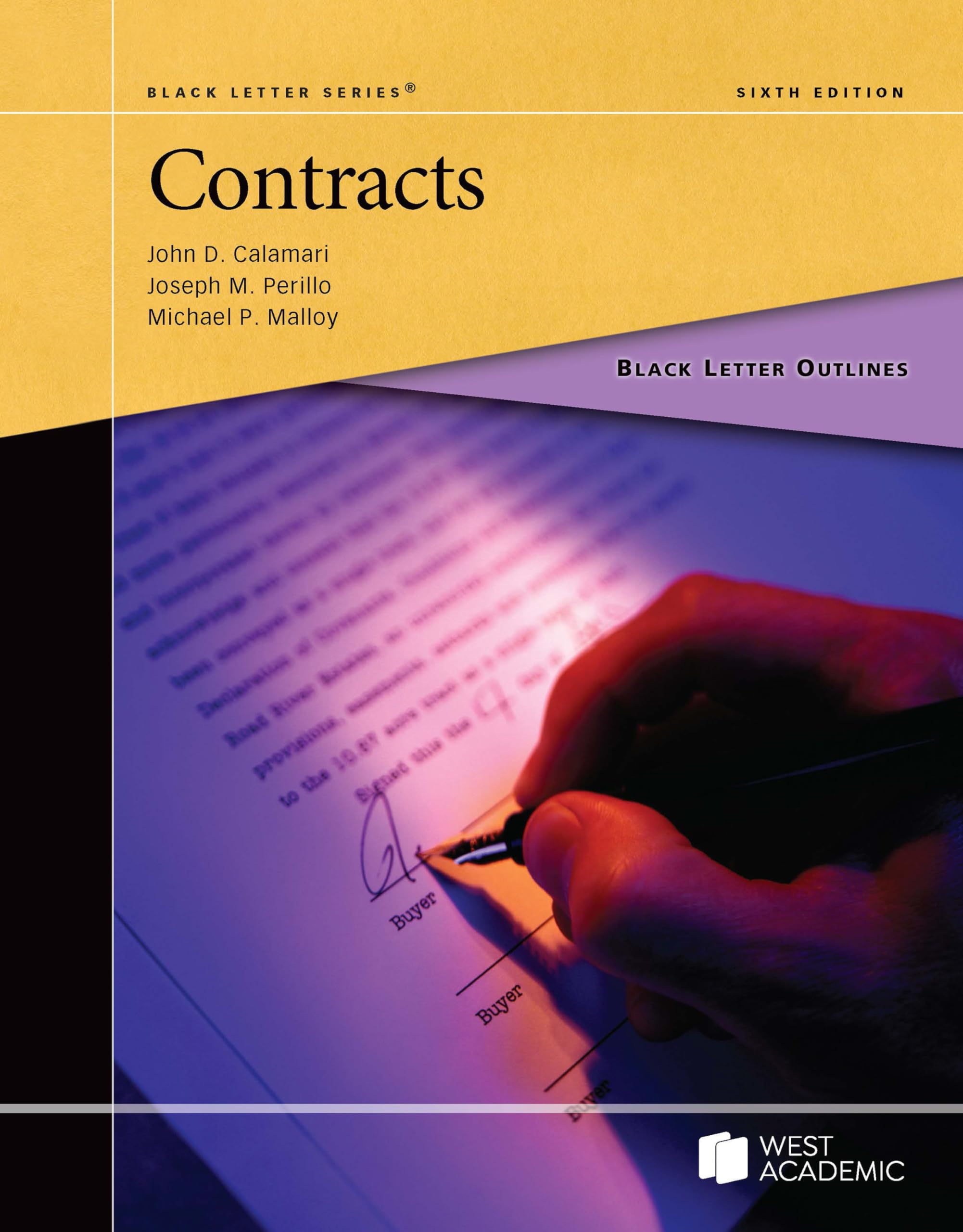 Cover of Black Letter Outline on Contracts