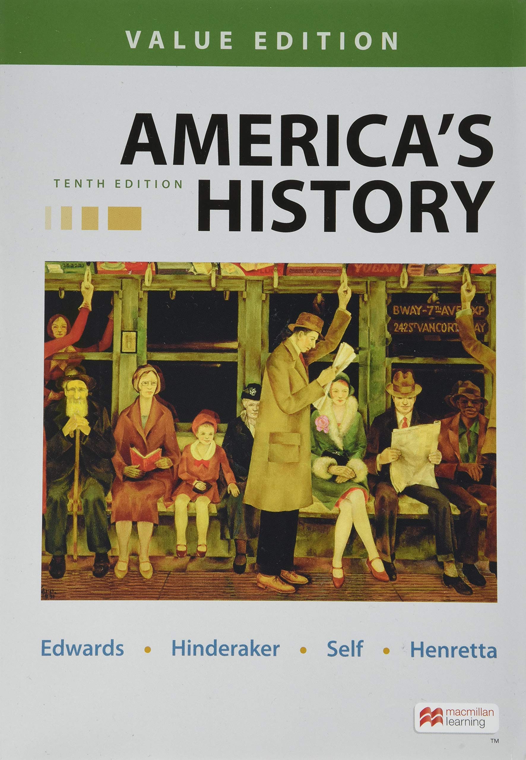 Cover of America's History, Value Edition, Combined