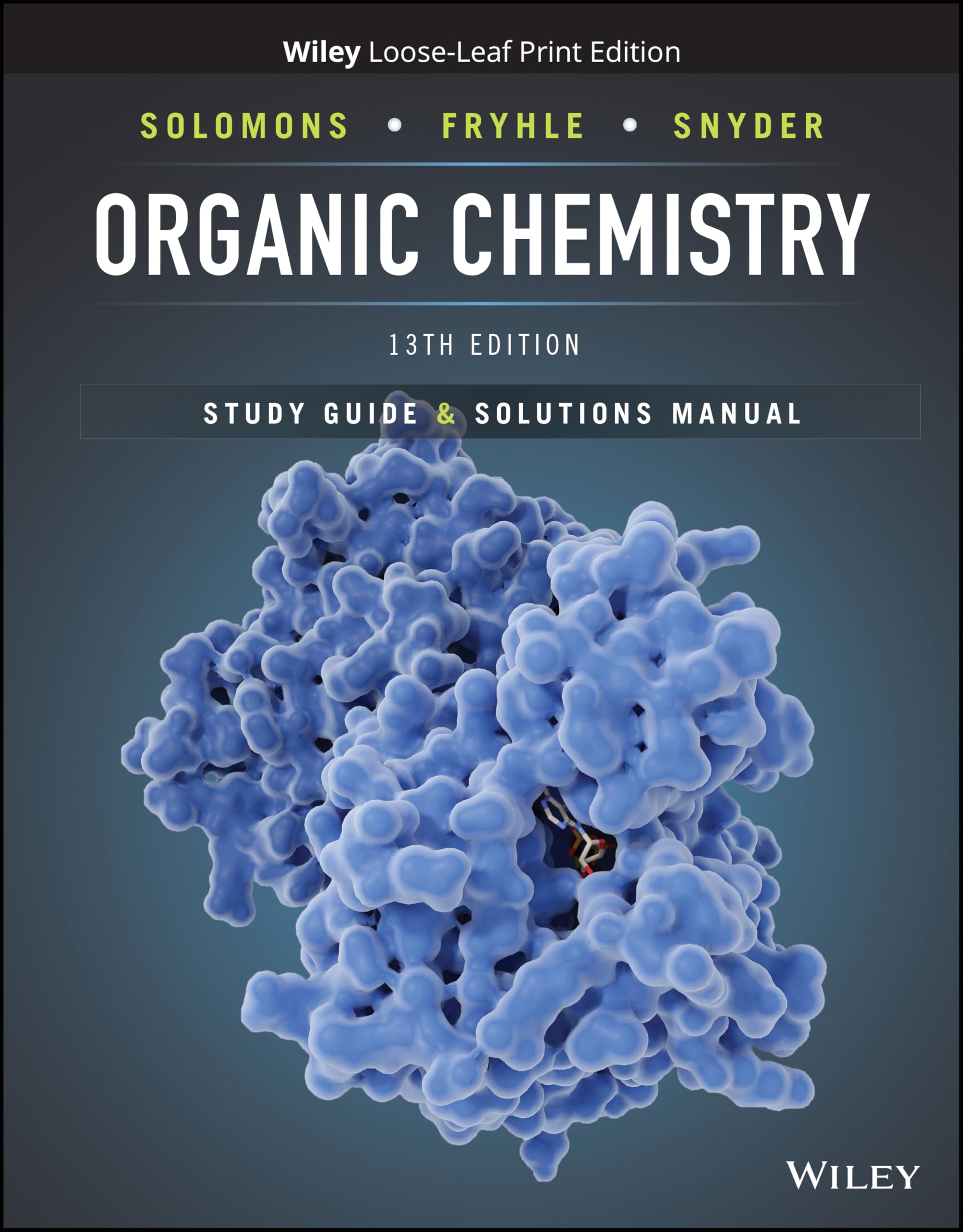 Cover of Organic Chemistry, 13e Student Study Guide and Solutions Manual
