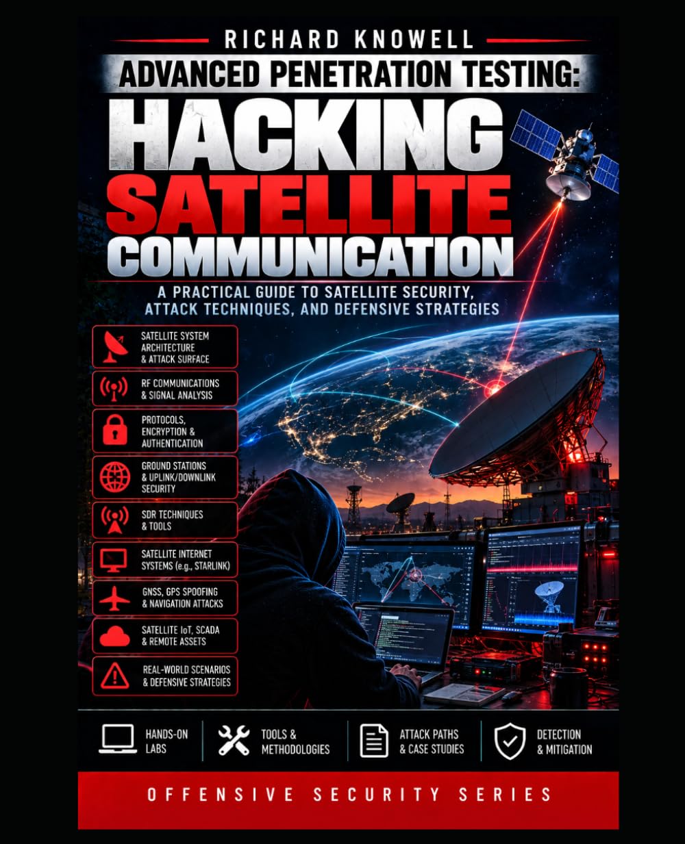 Cover of Advanced Penetration Testing: Hacking Satellite Communication