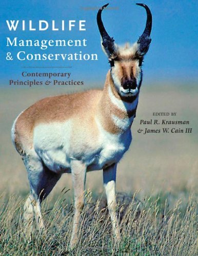 Cover of Wildlife Management and Conservation: Contemporary Principles and Practices