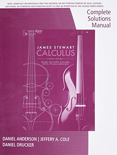 Cover of Complete Solutions Manual, Chapters 1-11 for Stewart's Single Variable Calculus: Early Transcendentals, 8th