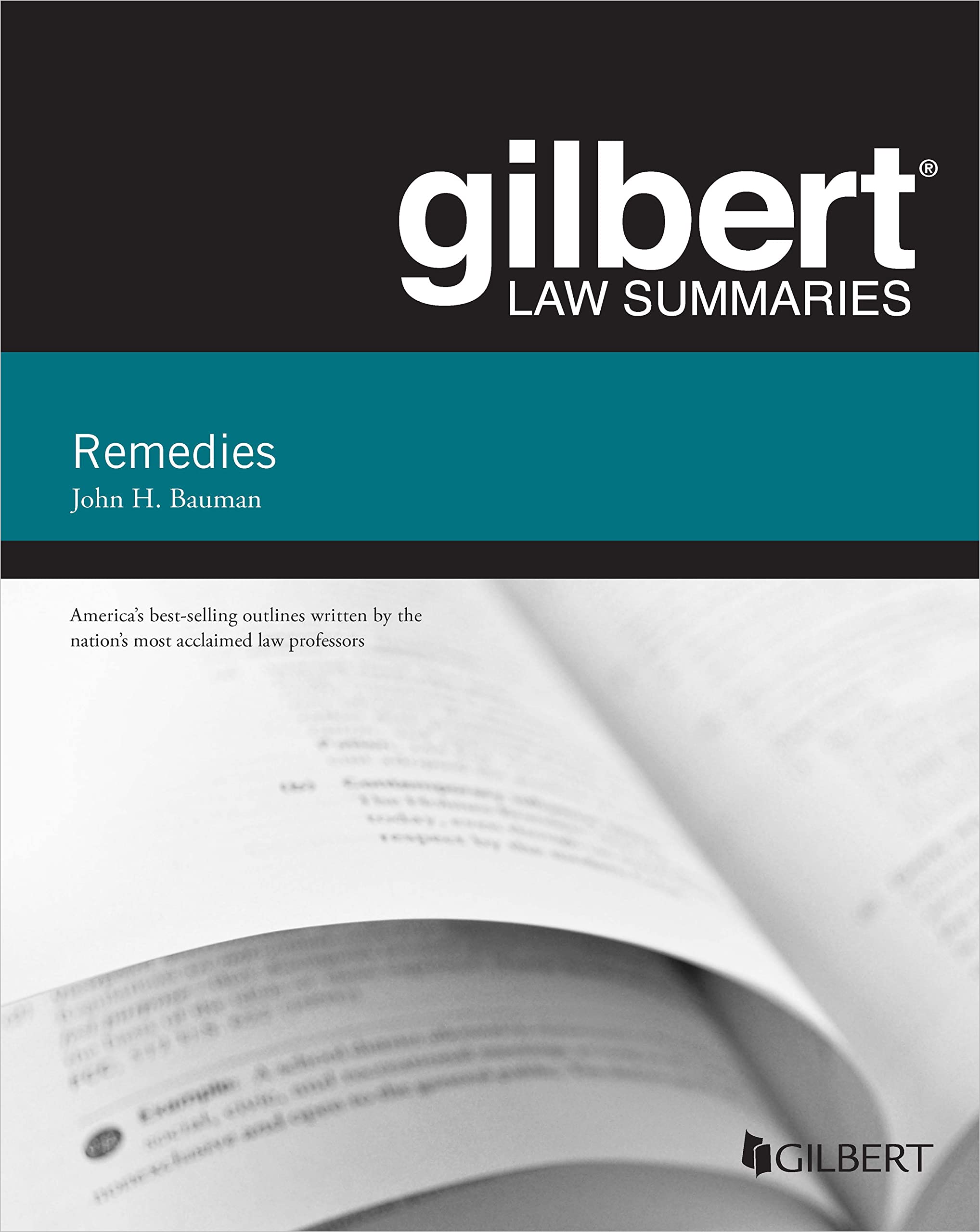 Cover of Gilbert Law Summary on Remedies
