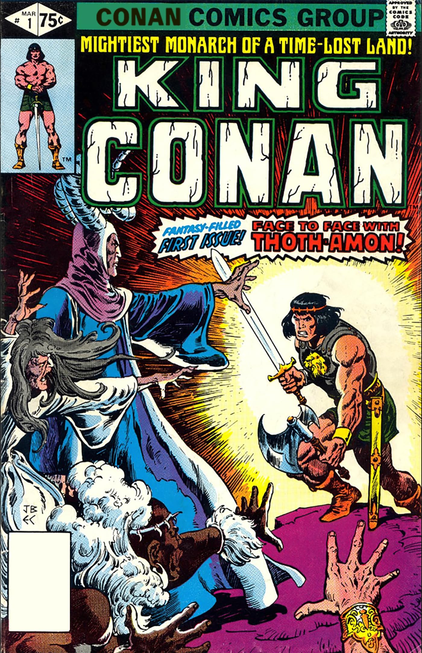 Cover of King Conan: The Original Comics Omnibus Vol. 1 (CONAN THE BARBARIAN OMNIBUS)