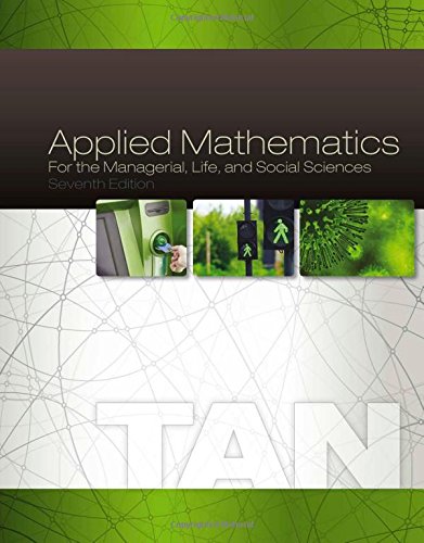 Cover of Applied Mathematics for the Managerial, Life, and Social Sciences (Revised)