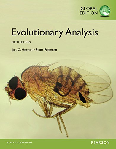 Cover of Evolutionary Analysis, Global Edition